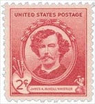 U.S. #885 2c James A. McNeill Whistler MNH