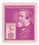 U.S. #891 3c Cyrus Hall McCormick MNH