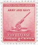 U.S. #900 Anti-aircraft Gun MNH