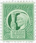 U.S. #908 Four Freedoms MNH