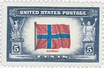 U.S. #911 Flag of Norway MNH