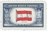 U.S. #919 Flag of Austria MNH