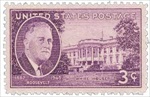 U.S. #932 FDR and White House 3c MNH