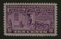 U.S. #E15 Motorcycle Delivery 10c MNH