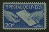 U.S. #E20 Special Delivery Letter 20c MNH