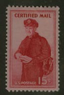 U.S. #FA1 Certified Mail Stamp