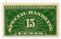 U.S. #QE2 15c Special Handling Stamp - Mint
