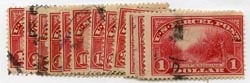 U.S. #Q1-12 1912-1913 Parcel Post Stamps Used