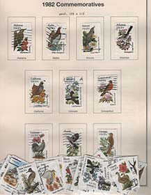 U.S. #1953-2002 State Birds and Flowers Singles Used