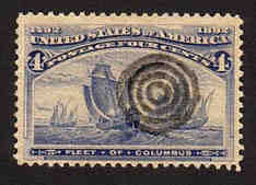 U.S. #233 Fleet of Columbus 4c Used