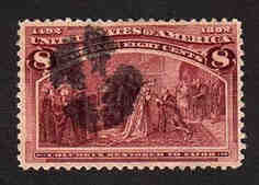 U.S. #236 Columbus Restored to Favor 8c Used