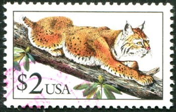U.S. #2482 $2 Bobcat Used