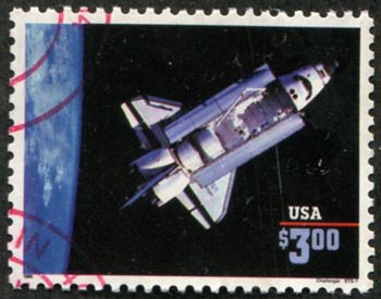 U.S. #2544 $3 Space Shuttle Used