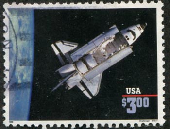 U.S. #2544b $3.00 Space Shuttle Used
