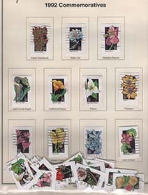 U.S. #2647-96 Wildflowers, 50 Singles Used