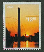 U.S. #3473 $12.25 Washington Monument Used