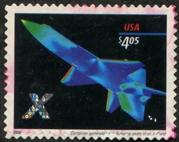 U.S. #4018 $4.05 X-Plane Used