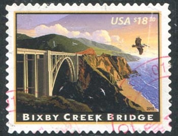 U.S. #4439 Bixby Creek Express Mail Used