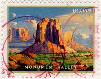 U.S. #5666 Monument Valley - Used