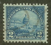 U.S. #572 $2 United States Capitol Used