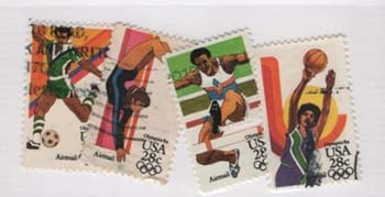 U.S. #C101-04 Olympics Used