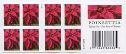 U.S. #4816c Poinsettia Booklet of 20 (2014)