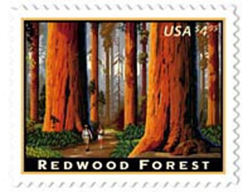 U.S. #4378 Redwood Forest MNH