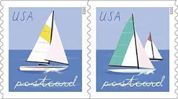 U.S. #5750a Sailboats, Coil Pair