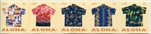 U.S. #4601a Aloha Shirts 32c, Coil Strip of 5