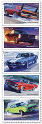 U.S. #4747a Muscle Cars Strip of 5