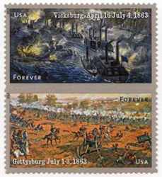 U.S. #4788a_V Civil War 1863 Sesquicentennial Vertical Pair