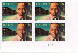 U.S. #4866 Ralph Ellison PNB of 4