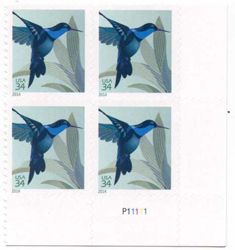U.S. #4857 Hummingbird PNB of 4
