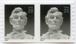 U.S. #4861 Abraham Lincoln coil pair