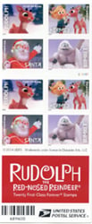 U.S. #4949b Rudolph the Red-Nosed Reindeer Booklet of 20