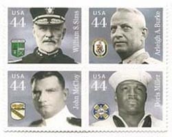 U.S. #4443a  Distinguished Sailors Block MNH