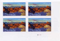 U.S. #4907 Nevada Statehood, PNB of 4