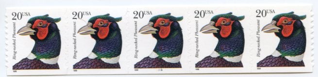 U.S. #3055 20c Pheasant PNC(5) #1111