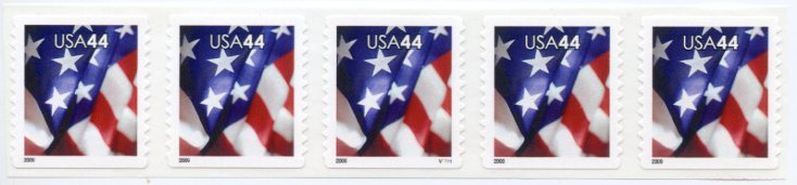 U.S. #4395 44c American Flag PNC(5) #V1111