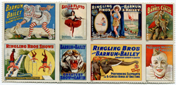 U.S. #4905a Vintage Circus Posters Block of 8