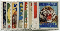 U.S. #4898-4905 Vintage Circus Posters, 8 Singles