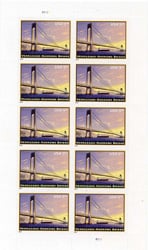 U.S. ##4872 Verrazano-Narrows Bridge, Pane of 10