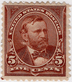 U.S. #255  5c Grant - Mint
