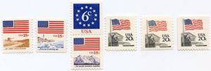 U.S. #1890-96 Flag & Anthem 1981 MNH