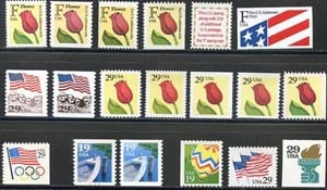 U.S. #2517-31A Regular Issues of 1991 MNH