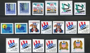 U.S. #3207-3271 Regular Issues of 1998 MNH