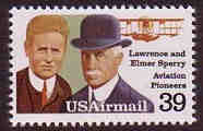 U.S. #C114 Lawrence & Elmer Sperry MNH