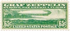 U.S. #C13 65c Graf Zeppelin Mint
