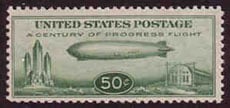 U.S. #C18 50c 'Baby Zeppelin' Mint
