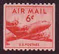 U.S. #C41 6c DC-4 Skymaster Coil MNH